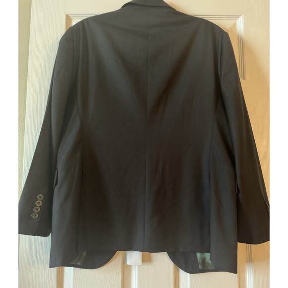 Oliver Wicks Vitale Barberis Cononico 1963 Super 110's Black Mens Blazer Size L - Picture 7 of 9